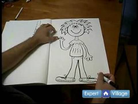 Çizgi Film Karakterleri Çizmek İçin Nasıl: Ayakkabı Bir Çizgi Film Karakteri Çizmek İçin Nasıl