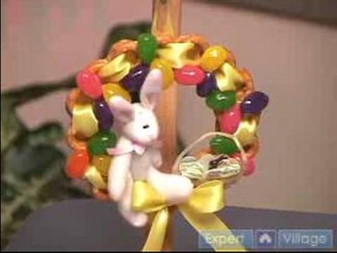 Nasıl Simit El Sanatları Yapmak: Nasıl Bir Paskalya Bunny Çelenk Kraker İle Yapmak Resim 1