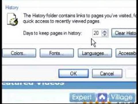 Internet Explorer 7 Kullanmayı: Nasıl Internet Explorer 7, Internet Tarayıcı Geçmişini Temizleyin