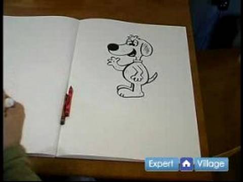 Nasıl Karikatür Hayvan Beraberlik İçin : Bir Karikatür Köpek Çizmek Nasıl: Bölüm 4 Resim 1