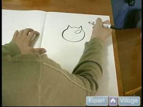 Nasıl Karikatür Hayvan Beraberlik İçin : Karikatür Kedi Çizmek İçin Nasıl: Bölüm 1 Resim 1