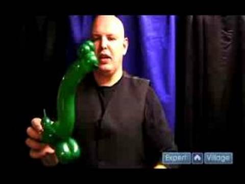 Nasıl Olun Balon Hayvanlar İçin: Nasıl Balon Brontosaurus Yapmak