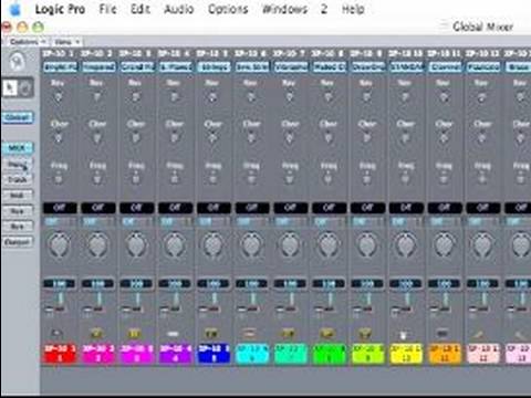 Apple Logic Müzik Kayıt Yazılımı İçin Gelişmiş İpuçları : Apple İçin Karıştırıcı Penceresini İpuçları Pro Logic  Resim 1