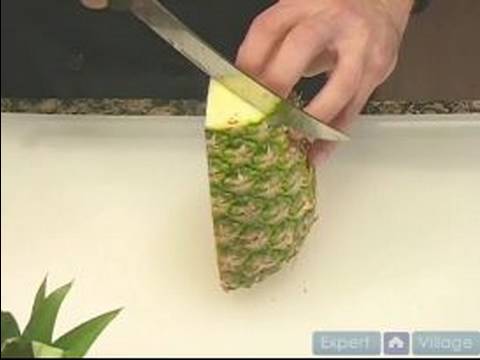 Temel Pişirme İpuçları Ve Teknikleri : Bir Ananas Kesme 