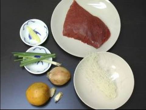 Çin Portakallı Tavuk Nasıl Yapılır & Biftek : Malzemeler Çin Turuncu İçin Tavuk & Et
