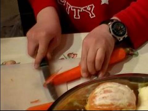 Nasıl Cook Çocuklarla: Yardım Çocuklar Dilim Sebze