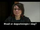 İzlanda Dilinde Ortak Deyimler: İzlanda Dilinde Haftanın Günleri