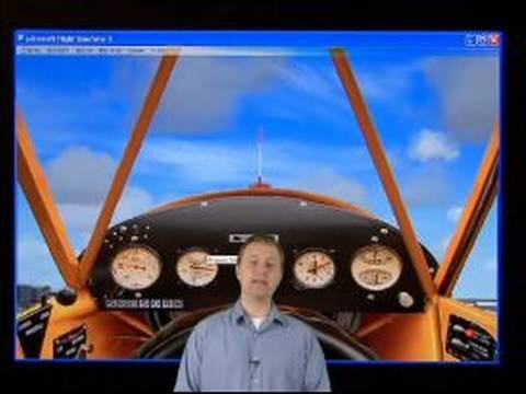 Microsoft Flight Simulator X Kullanmak Nasıl: Microsoft Flight Simulator Piper Kalkış Resim 1
