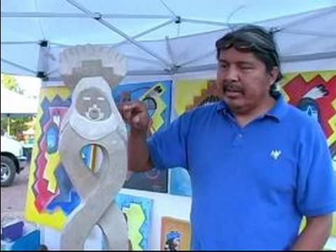 Navajo Taş Heykel Ve Amerikan Gelenekleri: Bitmiş Bir Navajo Taş Heykel Örneği
