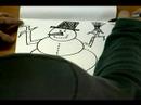 Noel Karakter Karikatür Çizmek İçin Nasıl: Nasıl Bir Süpürge İçin Bir Çizgi Film Kardan Adam Beraberlik İçin Resim 3