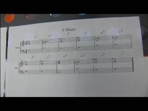 Nasıl Bir Flüt İçinde F Binbaşı Blues Oynamak İçin: Chord F Binbaşı Blues Müzik Değişimler Resim 1