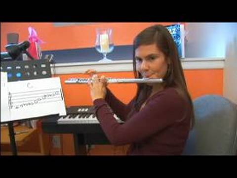 Nasıl C Major Flüt Üzerinde Blues Çalmak İçin : C Major Flüt Solo Nasıl Yapılır: Bölüm 1 Resim 1