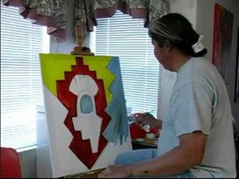 Nasıl Geleneksel Navajo Boya İçin Sanat: Seçme Ve Navajo Boyama İçin Renkleri Karıştırma: Pt. 3 Resim 1