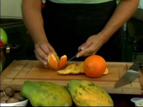 Nasıl Meyve Kesmek İçin: Nasıl Portakal Cut İçin