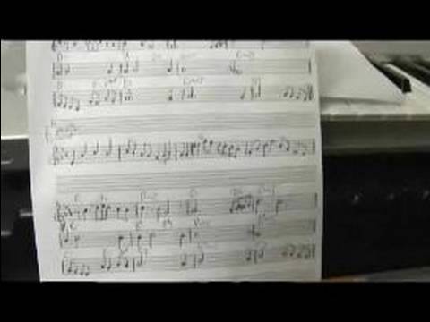 Nasıl Piyano Melodileri D Play: Dokuzuncu Ve Onuncu Önlemler Piyano Melodi D Major Öğrenme