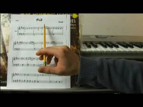 Piyano Ritimleri Ve Dinlenirken D Major: Nasıl Sekizinci Notları D Major Piyano Üzerinde Okumak İçin Resim 1