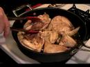 Fırında Tavuk Tarifi : Sararmış Pişmiş Tavuk Derisi