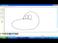 Microsoft Paint'te Karikatür Hayvanlar Çizim: Çizgi Film Köpek Silah Ms Paint'te Çizim Yapmak Nasıl