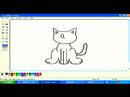 Microsoft Paint'te Karikatür Hayvanlar Çizim: Ms Paint İçinde Bir Karikatür Kedi Yüz Çizmek İçin Nasıl: Pt. 1