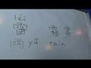 Nasıl Çince Semboller İçin Hava Iı Yazın: "thunder" Çince Semboller Yazmak İçin Nasıl Resim 3