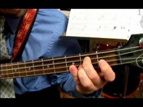 G Düz Bas Gitar Çalan : Tedbirler Bas G Düz Bir Caz Ölçekte 5-6 