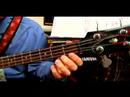 Bas Gitar Çalıyor: Düz: Bas Gitar Akorları Bir A Notating Romen Rakamları Düz Ölçek