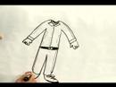 Kolay Karikatür Çizim: Çizgi Filmlerde Erkek Giyim Çizmek İçin Nasıl Resim 4