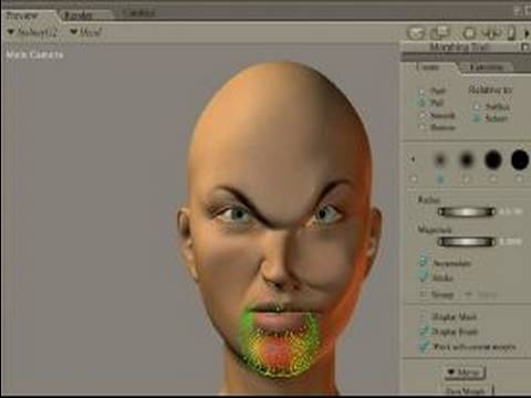 Nasıl Poz Yazılım Yüzleri Oluşturmak İçin : Özenti Odasında Yüz Boyama Araçları Morph 