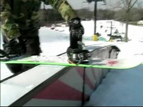 Parkta Snowboard Hile Yapmak Nasıl Bir Snowboard Üzerinde Frontside Boardslide Nasıl  Resim 1