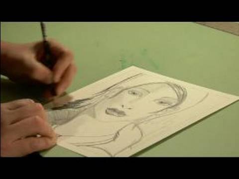 Nasıl Coquille Kağıt Üzerinde Bir Portre Çizmek İçin : Portre Arka Plan Çizim  Resim 1