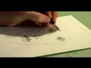 Nasıl Coquille Kağıt Üzerinde Bir Portre Çizmek : Bir Portrenin Kaş Çizim  Resim 2