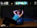 14 Egzersiz Topu Egzersiz : Egzersiz Topu İle Twist Egzersizi  Resim 2