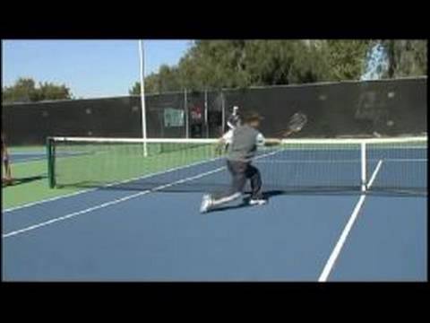 Tenis Çiftler Strateji: Hizmet Dönmek Çiftler Tenis Net Pozisyon Resim 1