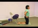 Gelişmiş Yoga Poses: Sandalye Yoga Omuz Streç Desteği