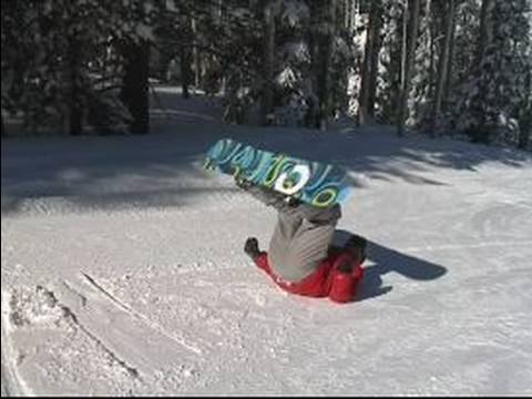 Yeni Başlayanlar İçin Snowboarding: Snowboard İçinde Güvenli Bir Şekilde Düşüyor Resim 1