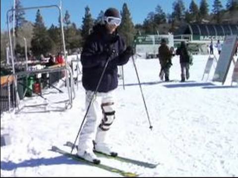 Nasıl Kar Kayak İçin Uygun Kar Kayağı Duruş