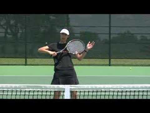 Nasıl Temel Tenis Çekim Hit: Tenis Çekim: Blok Voleybolu Resim 1