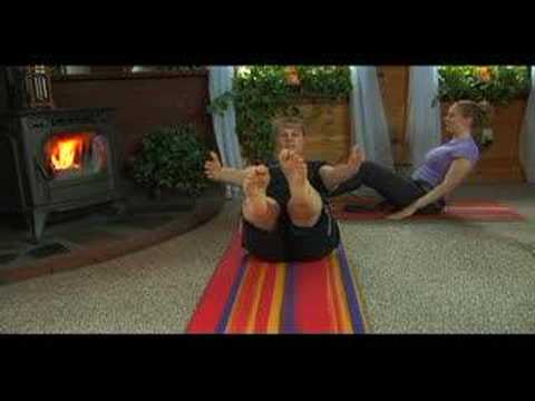 Yoga Oturmuş Ve Sırtüstü Pozlar: Tekne Yoga Pose Resim 1