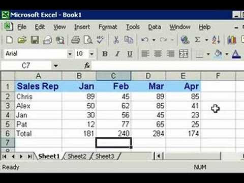 Microsoft Excel 101 Bölüm 9 Resim 1