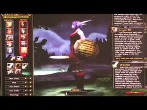 "world Of Warcraft" Temelleri: "world Of Warcraft" Gece Elf Yarışta