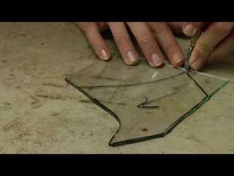 Bakır Vitray İçin Araçlar Foiling : Ring Star Pense İle Cam Kırılması  Resim 1