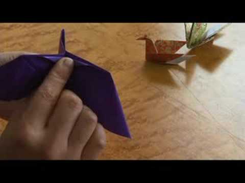 Gelişmiş Origami Katlama Talimatları : Origami Kıvrımlar: İç İçe Kuş Kafa