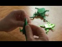 Ara Origami Katlama Talimatları : Origami Kurbağa Kafası Katlanır  Resim 4