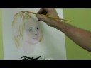 Yağlıboya Resim: Kız Portre: Yağlıboya Resim: 2 Saç Düzeyi Ekleme Resim 3