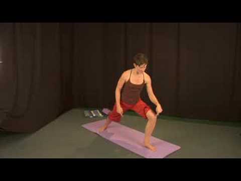 Ayakta Yoga Poses: Yoga Savaşçı 1 Poz Resim 1