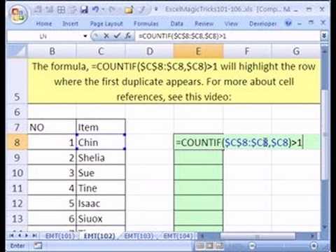 Excel Sihir Numarası #102: Koşullu Biçimlendirme Yineleme