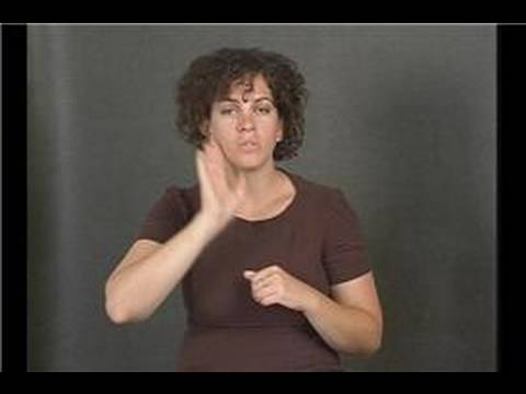 İşaret Dili: İnsanlar Açıklayan: İşaret Dili: Saç Resim 1