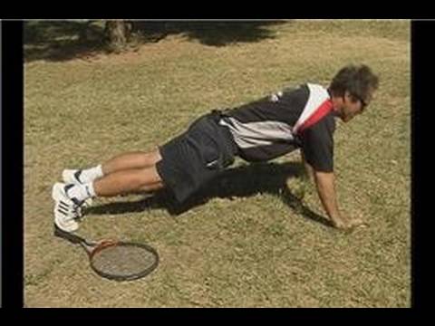 Tenis Oyuncuları İçin Egzersizler: Tenis Oyuncuları Şınav Oldu