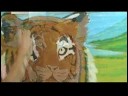 Nasıl Duvar Boya İçin: 3-B Tiger Kürk Duvar Resimleri Üzerinde Resim 4