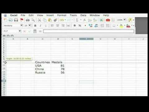 Microsoft Excel İpuçları: Satırları Ve Sütunları Excel Biçimlendirmek Nasıl Resim 1